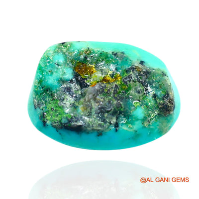 Natural Untreated Turquoise Loose Gemstone Oval Cabochon From Arizona 5.00 Cts 13x10x5 mm T-699