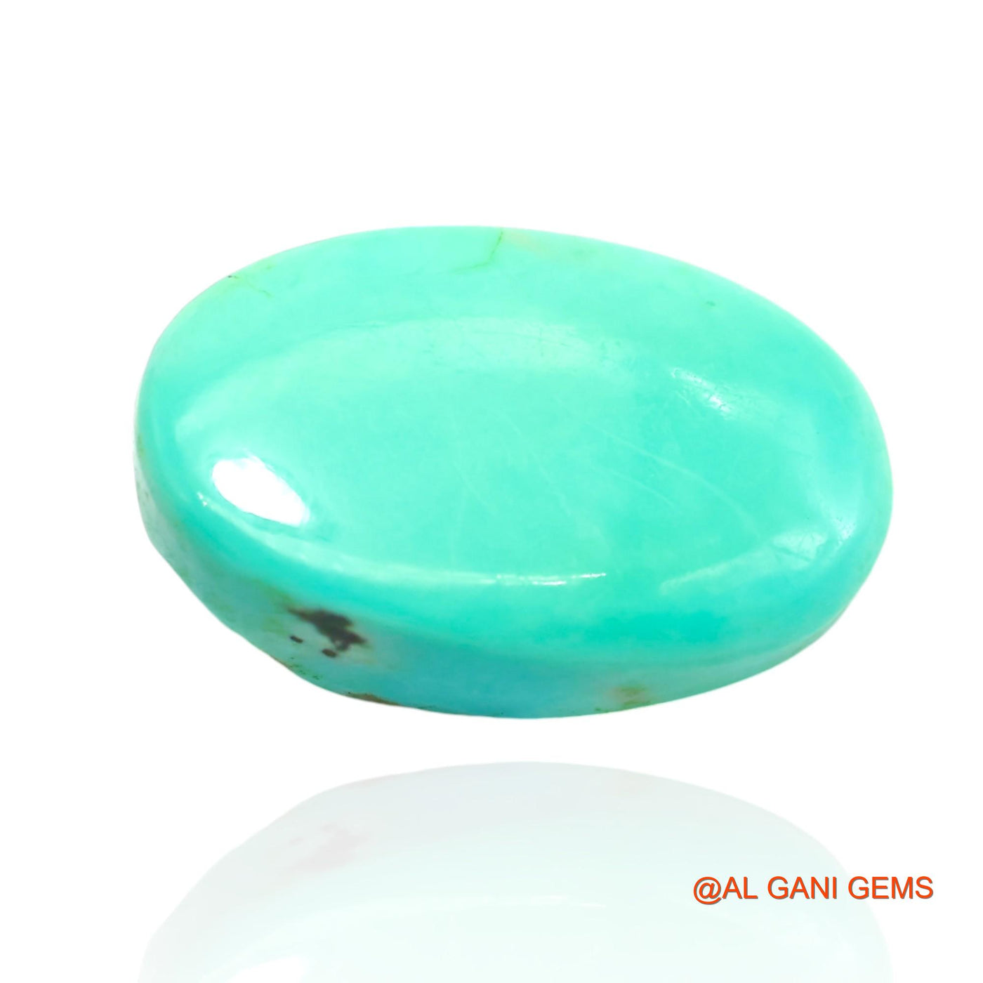 14.00 Cts Natural Arizona Turquoise Oval Cabochon Loose Gemstone For Jewelry 20x12x7 mm T-74