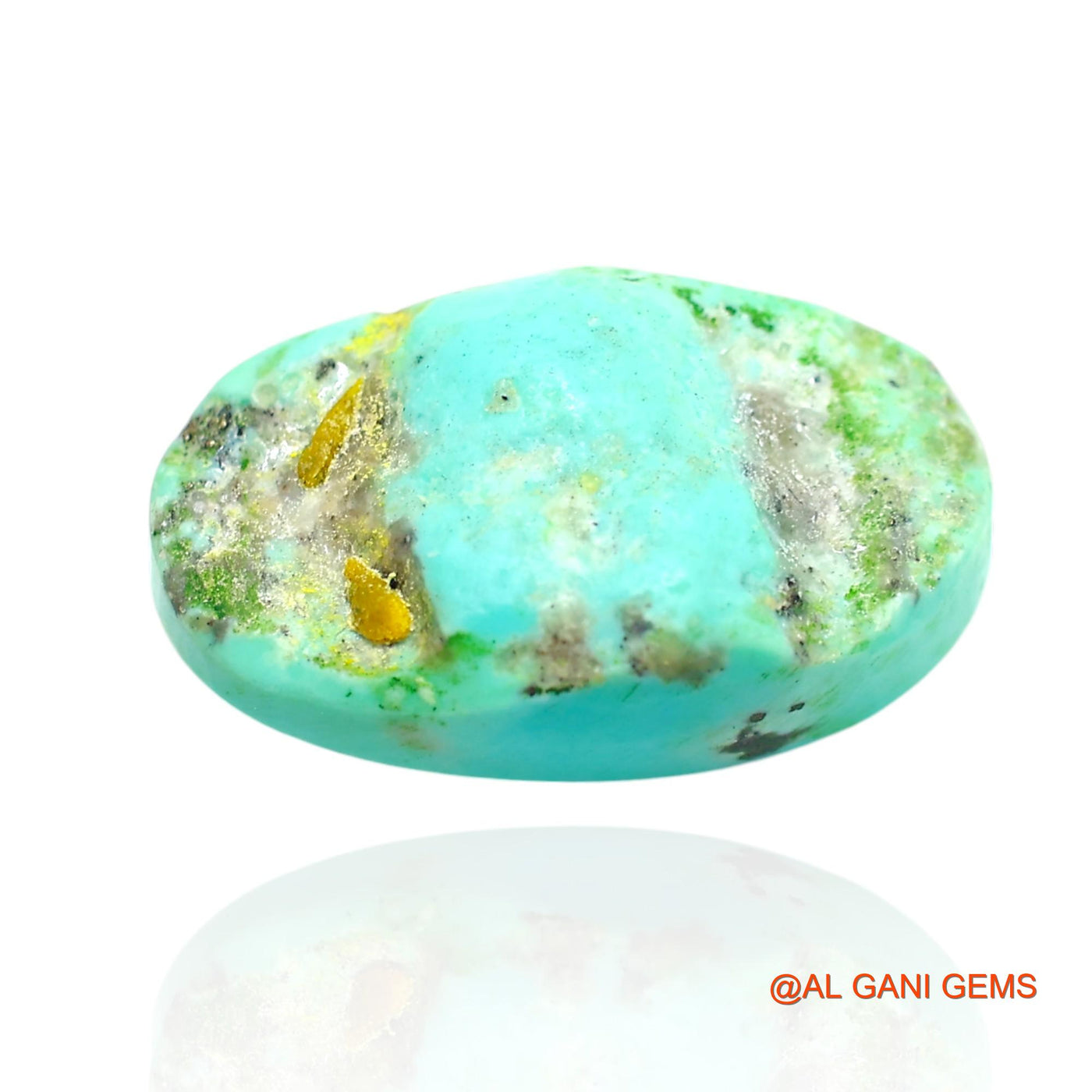 14.00 Cts Natural Arizona Turquoise Oval Cabochon Loose Gemstone For Jewelry 20x12x7 mm T-74