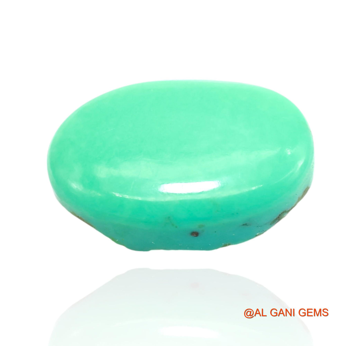 Natural Untreated Turquoise Loose Gemstone Oval Cabochon From Arizona 12.00 Cts 19x12x6 mm T-76
