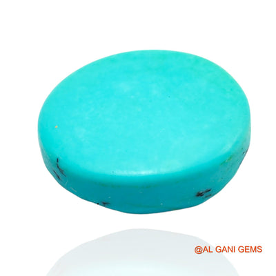 13.00 Cts Unheated Arizona Turquoise Loose Gemstone Oval Cabochon Natural 18x15x5 mm T-79
