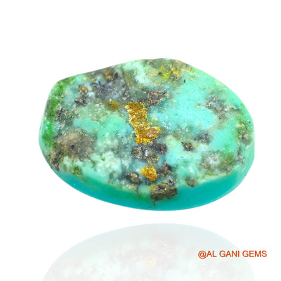 10.00 Cts Natural Arizona Turquoise Loose Gemstone Oval Cabochon 18x13x5 mm T-85