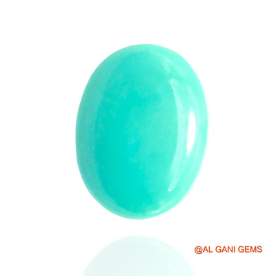 Natural Untreated Turquoise Loose Gemstone Oval Cabochon From Arizona 15.00 Cts 18x13x8 mm T-86