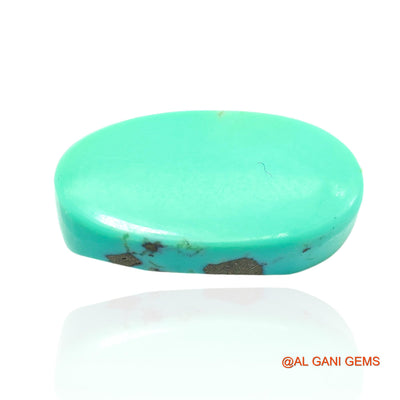 11.00 Cts Natural Arizona Turquoise Loose Gemstone Oval Cabochon 20x10x6 mm T-88
