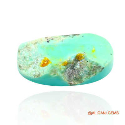 11.00 Cts Natural Arizona Turquoise Loose Gemstone Oval Cabochon 20x10x6 mm T-88