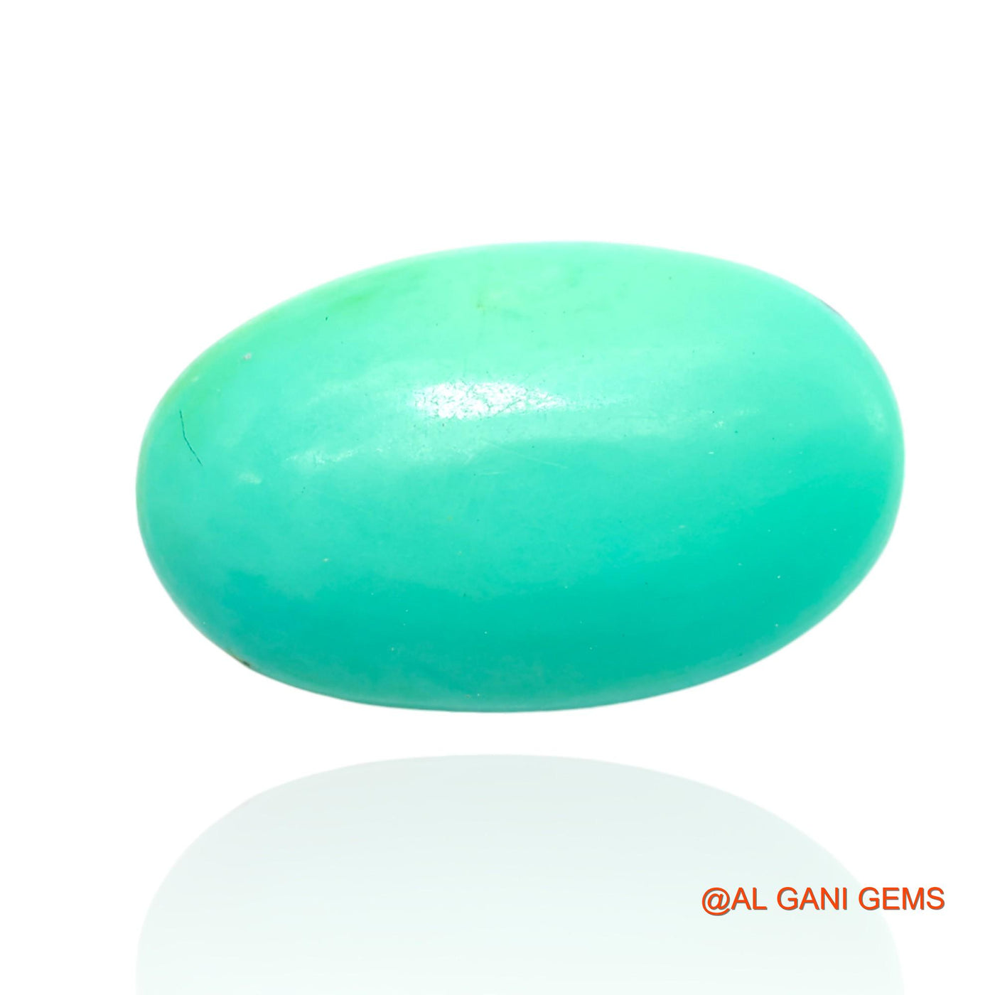 12.00 Cts Natural Arizona Turquoise Oval Cabochon Loose Gemstone For Jewelry 19x11x8 mm T-91