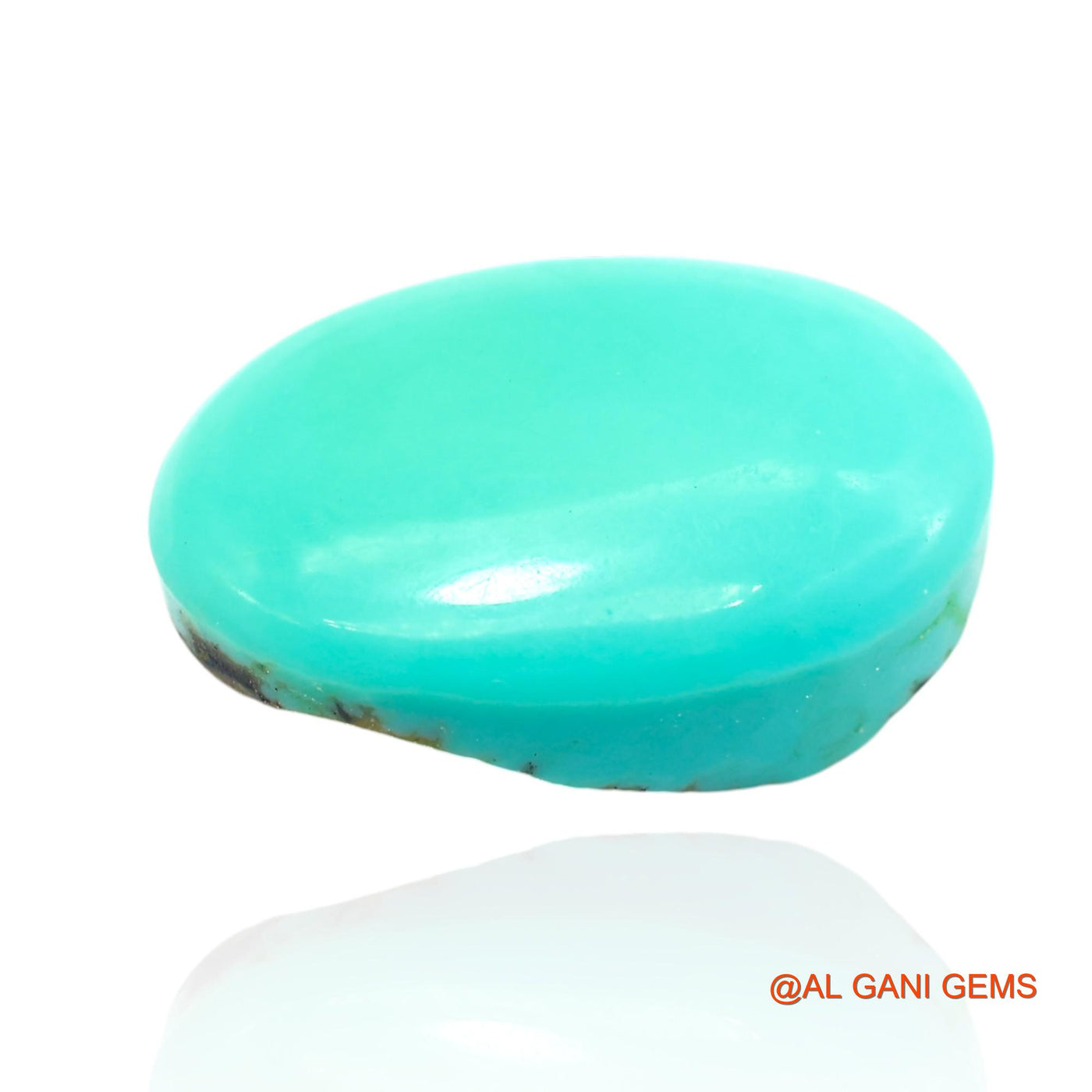 11.00 Cts Natural Arizona Turquoise Loose Gemstone Oval Cabochon 19x12x6 mm T-93
