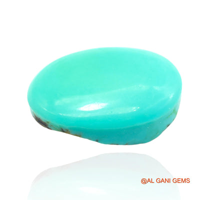 11.00 Cts Natural Arizona Turquoise Loose Gemstone Oval Cabochon 19x12x6 mm T-93