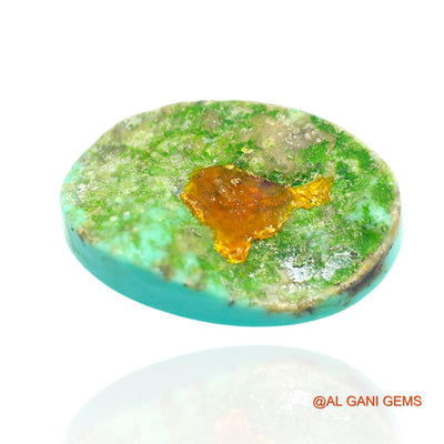 11.00 Cts Natural Arizona Turquoise Loose Gemstone Oval Cabochon 19x12x6 mm T-93