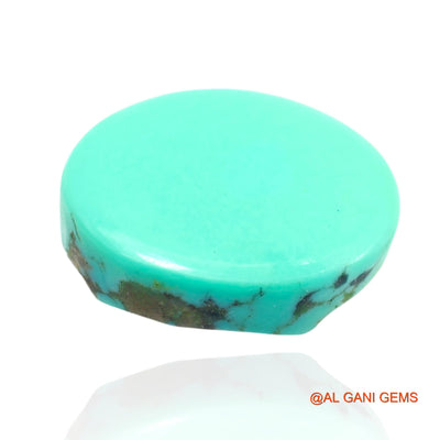 11.00 Cts Unheated Arizona Turquoise Loose Gemstone Oval Cabochon Natural 17x13x6 mm T-97
