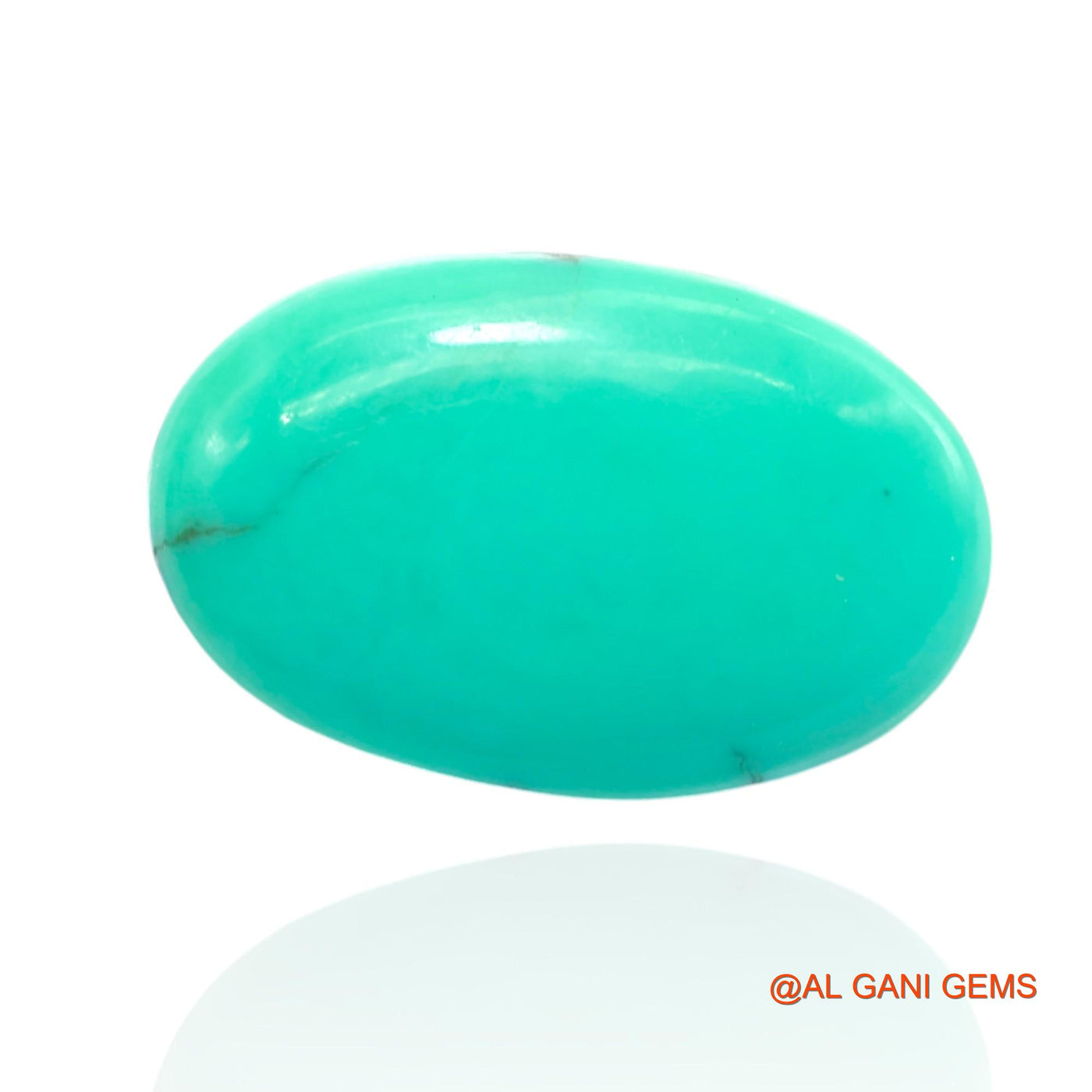 12.00 Cts Natural Arizona Turquoise Loose Gemstone Oval Cabochon 18x11x8 mm T-98