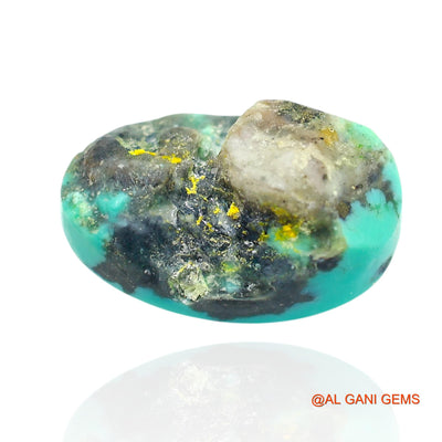 12.00 Cts Natural Arizona Turquoise Loose Gemstone Oval Cabochon 18x11x8 mm T-98