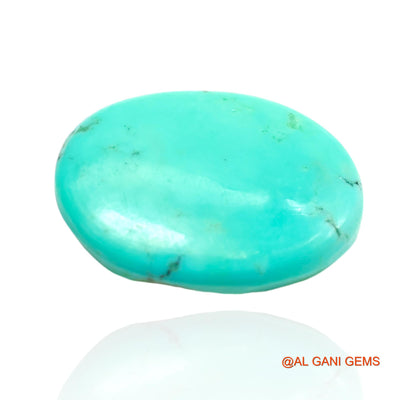 10.00 Cts Unheated Arizona Turquoise Loose Gemstone Oval Cabochon Natural 17x12x5 mm T-99