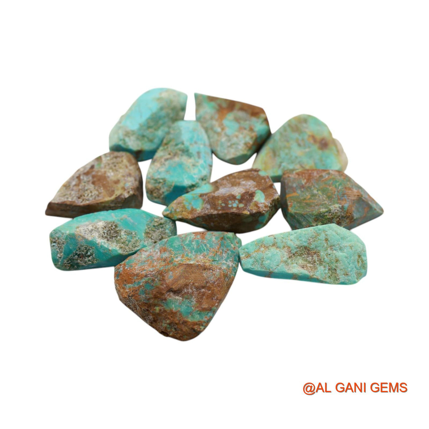 Natural Turquoise Loose Gemstone Fancy Rough From Arizona 110 Pcs Wholesale Lot 160.00 Cts 13X21X7 TO 22X27X8 MM TR-11