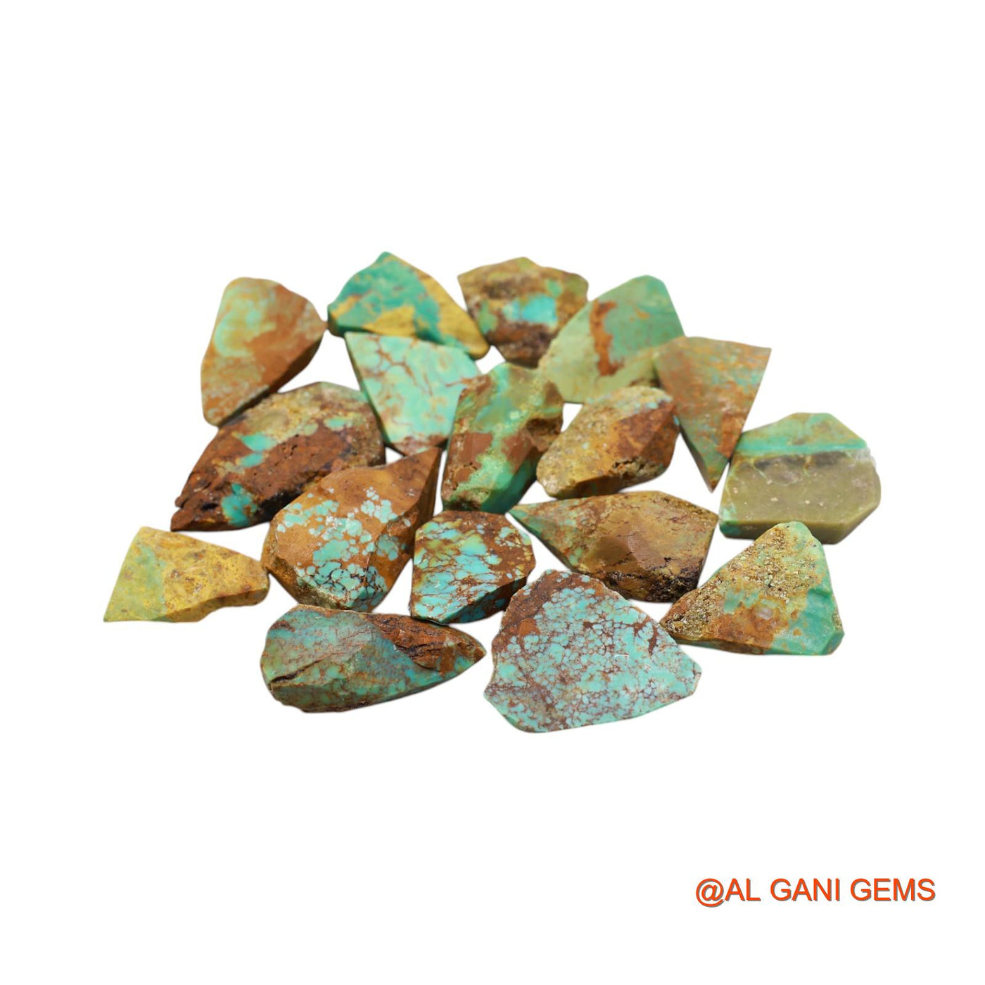 17 Pcs 199.00 Cts Natural Arizona Turquoise Loose Gemstone Fancy Rough Wholesale Lot 13X17X5 TO 19X30X7 MM TR-17