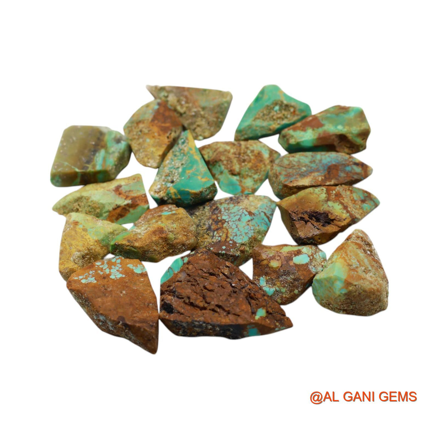 17 Pcs 199.00 Cts Natural Arizona Turquoise Loose Gemstone Fancy Rough Wholesale Lot 13X17X5 TO 19X30X7 MM TR-17