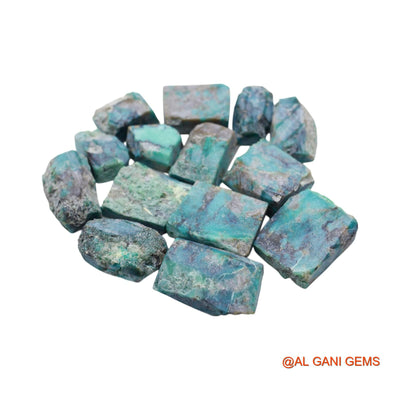 232.00 Cts Arizona Turquoise Loose Gemstone Fancy Rough Natural 14 Pcs Wholesale Lot 12X15X6 TO 17X21X6 MM TR-18