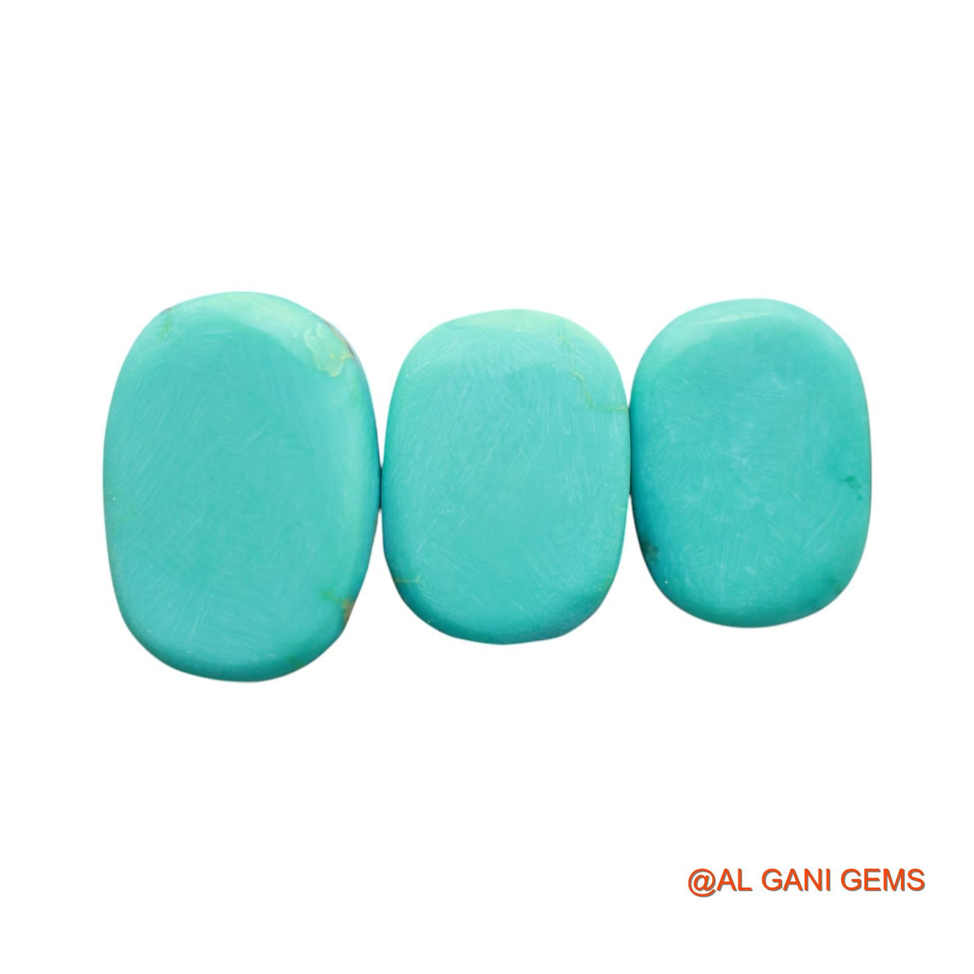 52.00 Cts Unheated Arizona Turquoise Loose Gemstone Fancy Rough Natural 3 Pcs 13X18X4 TO 15X21X9 MM TR-24