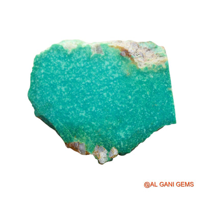 126.00 Cts Natural Arizona Turquoise Fancy Rough Loose Gemstone For Jewelry 49x43x7 mm TR-26