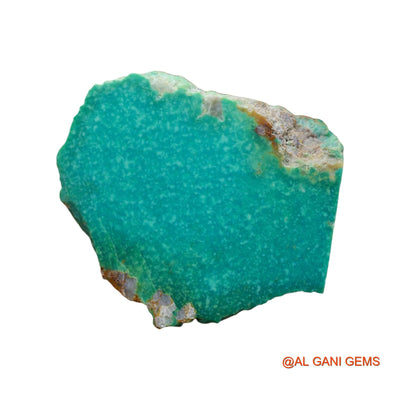 126.00 Cts Natural Arizona Turquoise Fancy Rough Loose Gemstone For Jewelry 49x43x7 mm TR-26