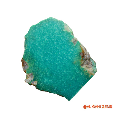 126.00 Cts Natural Arizona Turquoise Fancy Rough Loose Gemstone For Jewelry 49x43x7 mm TR-26