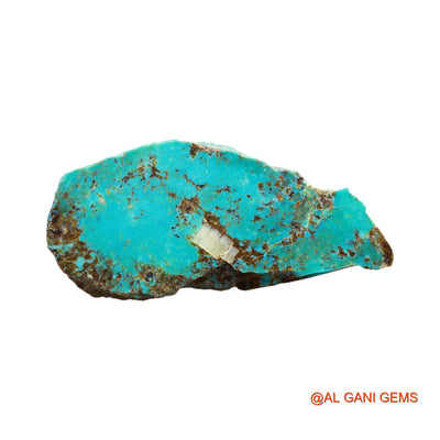 Natural Turquoise Gemstone 79.00 Cts Loose Fancy Rough From Arizona 58x26x6 mm TR-28