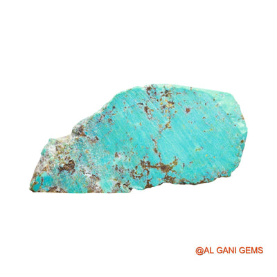 Natural Turquoise Gemstone 79.00 Cts Loose Fancy Rough From Arizona 58x26x6 mm TR-28