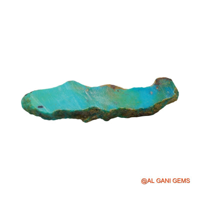 179.00 Cts Natural Arizona Turquoise Loose Gemstone Fancy Rough 110x31x8 mm TR-30