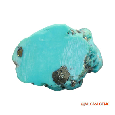 126.00 Cts Natural Arizona Turquoise Loose Gemstone Fancy Rough 39x27x20 mm TR-32