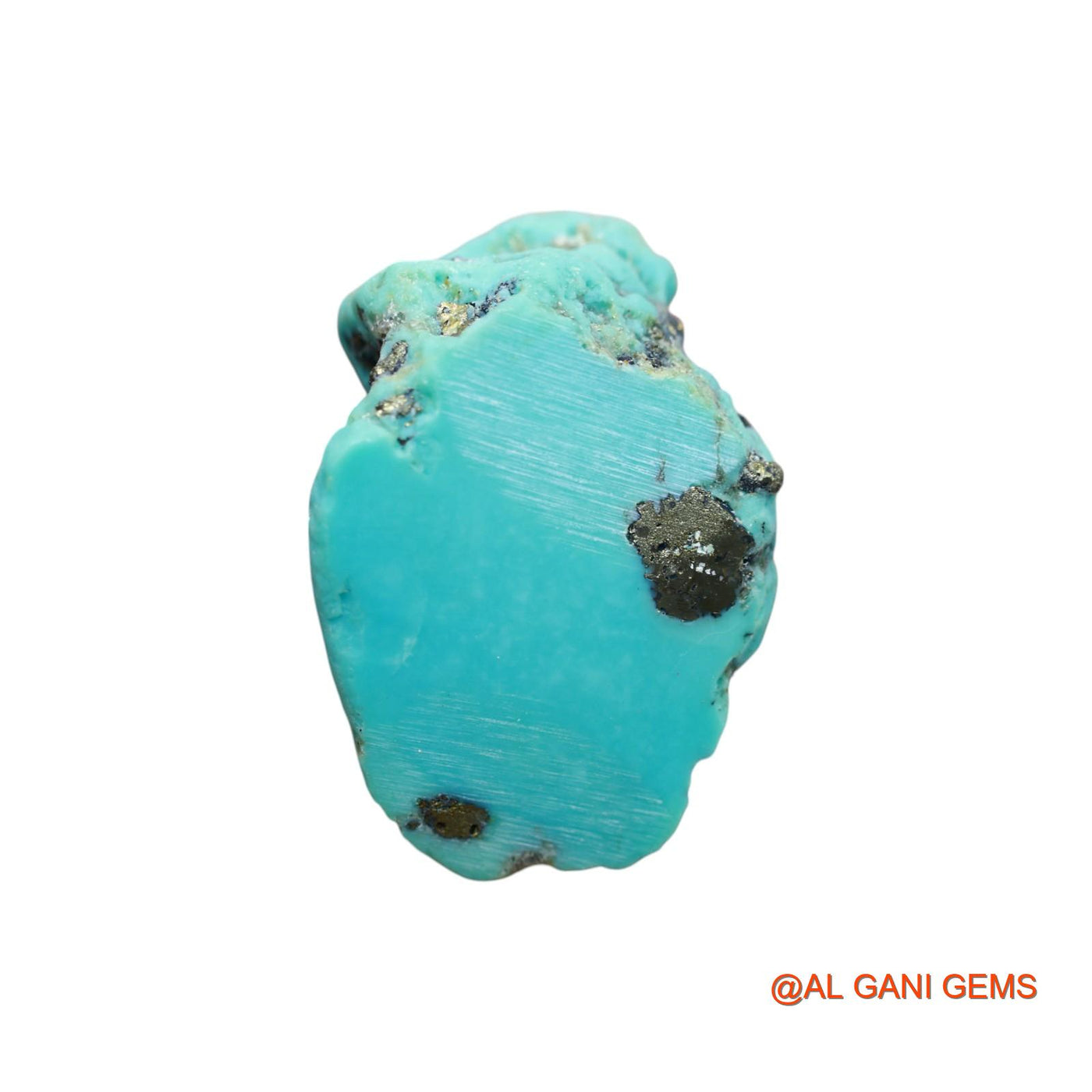 126.00 Cts Natural Arizona Turquoise Loose Gemstone Fancy Rough 39x27x20 mm TR-32