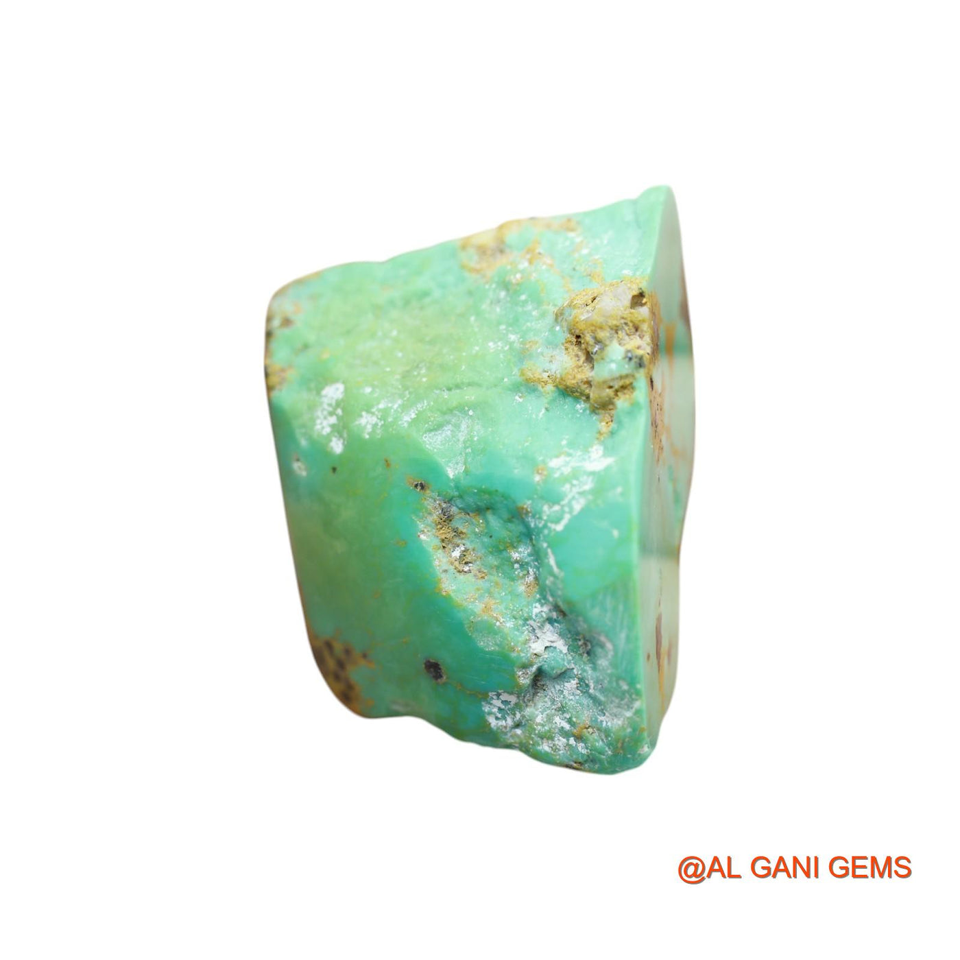 202.00 Cts Natural Arizona Turquoise Loose Gemstone Fancy Rough 44x32x31 mm TR-34