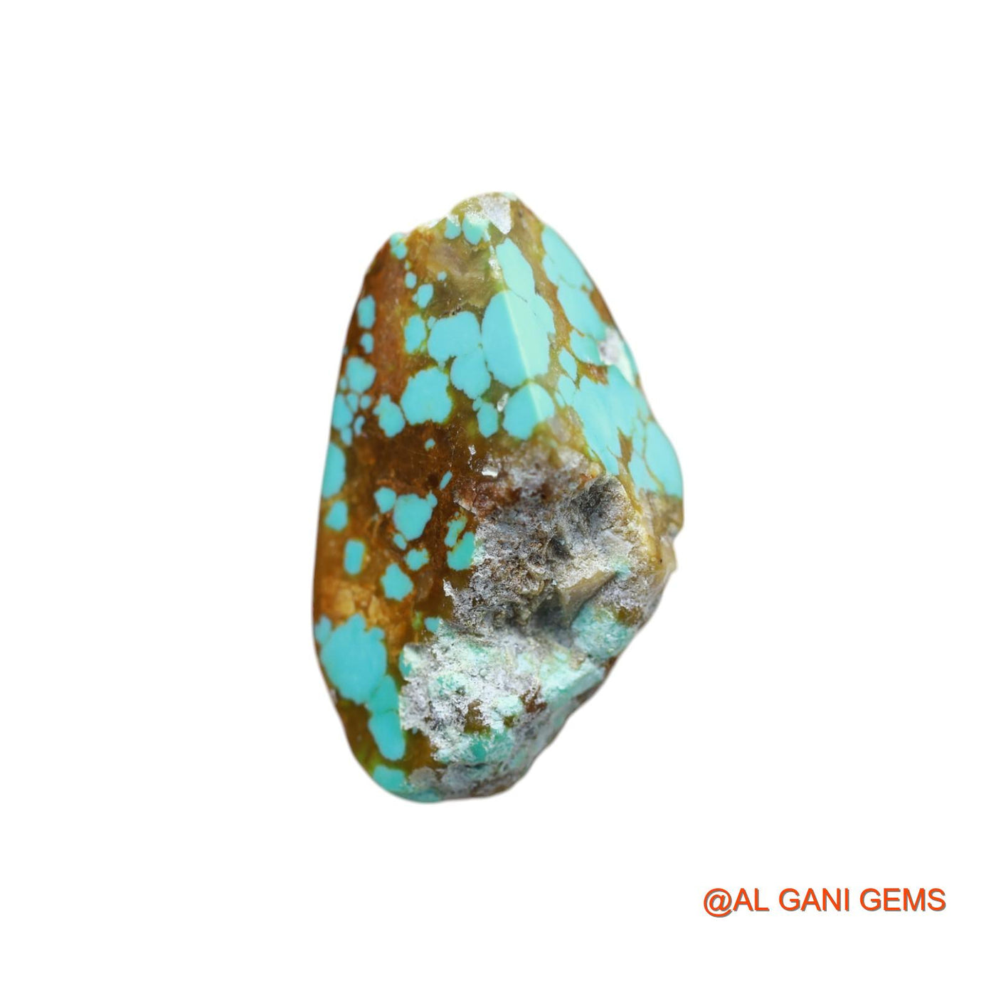Natural Untreated Turquoise Loose Gemstone Fancy Rough From Arizona 52.00 Cts 36x21x17 mm TR-36