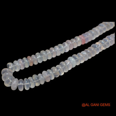 Smooth 11 MM Light Pink Rose Quartz Beads Round Dainty Daughter Necklace WB-43