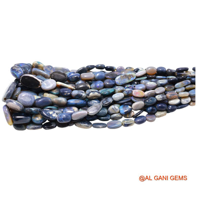 Natural Multi Color Opal Loose Strand 6X7 TO 12X6 MM Fancy Smooth Beads For Jewelry Craft 16" WB-63