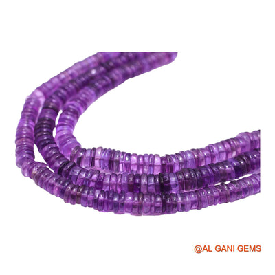 Natural Purple Amethyst Loose Strand 7 TO MM Round Smooth Beads For Jewelry Craft 8" WB-7