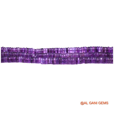 Natural Purple Amethyst Loose Strand 7 TO MM Round Smooth Beads For Jewelry Craft 8" WB-7